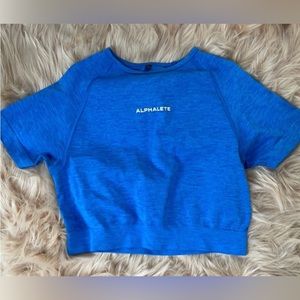 Alphalete crop top amplify, short sleeve